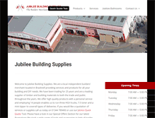 Tablet Screenshot of jubileebuildingsupplies.co.uk